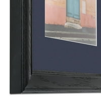 Артофрамс Матиран рамка за картина с един Мат снимка Отваряне в рамка в 1. Черно петно върху Плътен червен дъб и синя сойка Мат