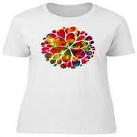 Абстрактен цветни магически цвете тениска жени-изображение от Шатерсток, Женски малък
