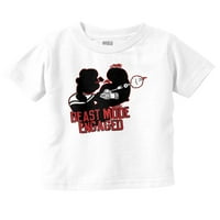 Звяр ангажиран Popeye Gym Workout Toddler Boy Girl Тениска за бебета бебешко дете Бриско марки 5T