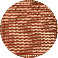 Ahgly Company на закрито кръг югозападен оранжев селски килими, 6 'кръг