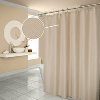Изискан Начало хотел колекция вафла тъкат твърди дизайн завеса за душ, 70 72 в бежово