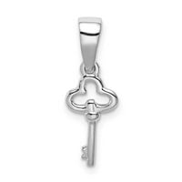 Сребърно облицовано детски ключов чар висулка