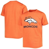 Младежки тениска на логото на оранжев оранжев Denver Broncos