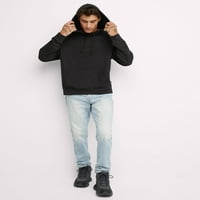 Hanes Explorer Unise French Terry Hoodie Black L
