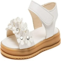 Сладък флорални каишки сандали са сандали плоски летни сандали обувки (малко дете малко дете