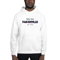 2XL Tri Color Parishville New York Hoodie Pullover Sweatshirt от неопределени подаръци