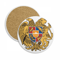 Ереван Армения Национална емблема за кабинет чаша за защита на плот за защита на абсорбиращия камък