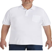 Кениън Ридж Мъжка голяма & висок джоб Пике Поло риза