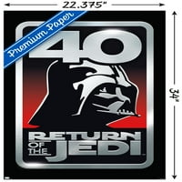 Междузвездни войни: Завръщането на джедаите-40-ти постер на логото на Вейдър, 22.375 34