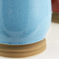 Гибсън Хоум Осборн Оз. Халба комплект със сурово краче в разнообразни цветове, комплект от 4 бр.