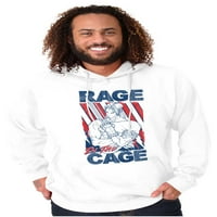 Street Fighter Vega Rage Cage USA Hoodie Hooded Sweatshirt Men Brisco Brands 3x