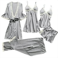 Дамски пижами комплект комплекти за жени пижама спално облекло у дома облекло халат рокля потник панталони Шорти костюми