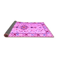 Ahgly Company вътрешен правоъгълник Ориентал лилаво традиционни килими, 5 '8'