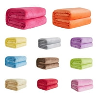 Фланелни одеяла леки меки размити плюшени одеяла за руно през целия сезон за диван диван легло