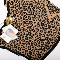 Дива леопард хвърляне на меко одеяло супер мек уютен кабел плюшени одеяла за диван стол диван пътуване c 100*120