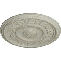 Екена Мелворк 1 8 од 3 4 П Тайрон таванен Медальон, ръчно рисуван съд от крем пращене