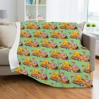Winnie-the-pooh одеяло, забавно одеяло за диван преносимо за деца Момчета момчета