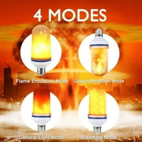 LED пламък ефект на пожарните крушки e стандартна основа, симулационни светодиодни мъниста трептящи атмосфера на пожар декоративни лампи