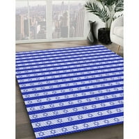 Ahgly Company вътрешен правоъгълник с шаблони с перовинкъл лилави килими, 4 '6'