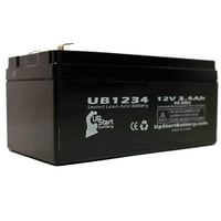 - Съвместими системи за критика II поет батерия - заместваща UB универсална запечатана батерия с оловна киселина - Включва две терминални адаптери F до F
