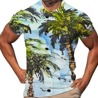 Човек тениска лятна модна тенденция Мъжки 3dpolo риза с цип с къс ръкав пуловер ежедневна мъжка тениска